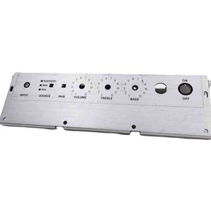 Panneau en alliage d'aluminium brossé de haute qualité pour appareils électroménagers, équipements audio, plaque signalétique personnalisée, fabrication de tôles - Product Image 5