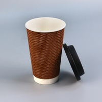 Die Einweg-Kaffee papier becher der chinesischen Fabrik in Lebensmittel qualität für Energie getränke Wodka Soda Tequila Matt Laminat ion Embossing Printing