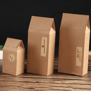 Boîte pliante en papier kraft pour emballage alimentaire, sachet <span class=keywords><strong>de</strong></span> médicaments chinois, patchs pour le ventre, fruits secs, thé, boîte d'emballage spécialisée avec logo personnalisé - Product Image 2