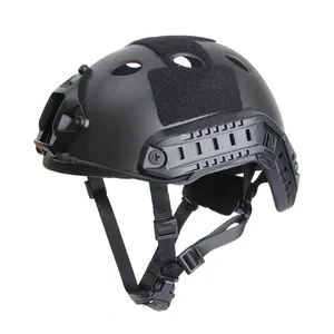 Capacete Tático Rápido, Capacete Leve com Suporte NVG Lateral, Capacete Ajustável para Paintball, Caça ao Ar Livre, Plástico ABS - Product Image 1