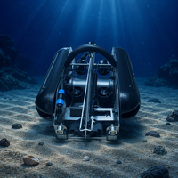 Drone Pancing Bawah Air Rov Hd Kamera Penglihatan Malam Video Pencari Ikan Lengan Mekanik Spearfishing Pencarian Pengambilan Logam