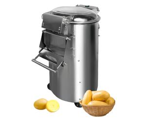 Éplucheur de pommes de terre non dommageable pour usage commercial, machine à éplucher les pommes de terre automatique en acier inoxydable, éplucheur de peau de pomme de terre - Product Image 1
