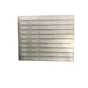 Autocollant manuel d'utilisation pour distributeur d'eau, film protecteur en matériau PET, haute adhérence pour machines - Product Image 1