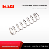 Ressort de compression de précision en acier galvanisé et inoxydable, avec revêtement Dacromet par électrophorèse, pour applications automobiles et industrielles