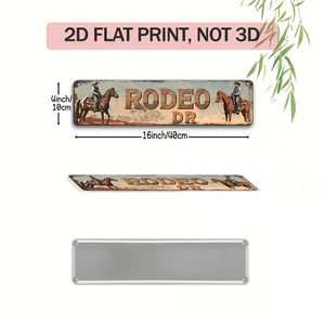 Letreros Decorativos <span class=keywords><strong>de</strong></span> Pared Estilo Vaquero Vintage, Decoración Rústica para el Hogar - Product Image 5