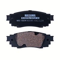 Plaquettes de frein de remplacement MS-1924 MASUMA, céramique durable, position arrière, anti-grincement pour LEXUS