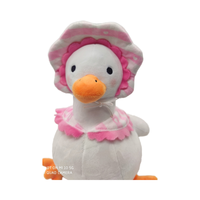 Peluche mignonne personnalisée en peluche canard en peluche douce Kawaii oie blanche en peluche jouet
