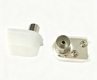Adaptateur de connecteur femelle TV 9,5 mm ABS et métal LT9017