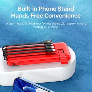 Batería Externa Mini Personalizada al por Mayor con Cable Integrado, Gran Capacidad de 10000mAh, <span class=keywords><strong>Cargador</strong></span> Móvil Compacto para Regalos Empresariales - Product Image 3