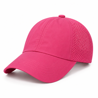 Casquette de baseball pour femme à queue de cheval, séchage rapide, maille respirante, croisée, pour chignon haut, réglable, course, golf, activités de plein air, été, vente en gros