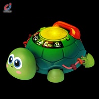 Nouveau design Jouet téléphone pour bébé éducatif multifonctionnel, jouet musical tortue téléphonique à induction pour bébé rampant