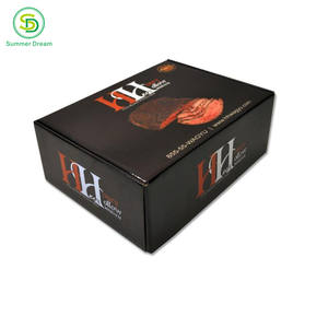 Logo personalizzato carta stampata nero Mailer scatola di cartone scatole di spedizione per t-shirt abbigliamento regalo scarpe Packaging - Product Image 1