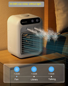 แบบพกพาห้องระบายความร้อนระบายอากาศความชื้นเครื่องฟอกอากาศน้ําระเหย USB Mini Air Coolers พัดลมเครื่องปรับอากาศ - Product Image 6