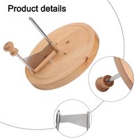 Vente en gros de trancheuse à fromage et à pépites de chocolat manuelle rotative de haute qualité pour la maison, avec planche en bois