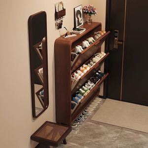 Mueble Zapatero Moderno de Madera con Gran Capacidad de Almacenamiento para Sala de Estar, Apartamento, Hotel y Hogar - Product Image 2