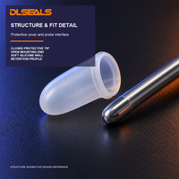 Embouts de sonde en silicone moulés sur mesure et manchons de protection souples pour capteurs de dispositifs de diagnostic et composants d'instruments
