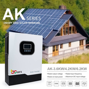 Lai năng lượng mặt trời lưới biến tần 3KW 6KW 24V 48V tinh khiết Sine Wave duy nhất giai đoạn quá tải chì-axit pin hiệu quả 98% pcba <span class=keywords><strong>MPPT</strong></span> - Product Image 2