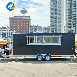 Fast Food Carts Mobile Food Trucks New Design <b>Large</b> Camper Food Van with Fully Equipped Restaurant Customised - Product Image 1