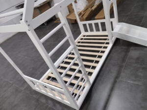 <span class=keywords><strong>Letto</strong></span> a <span class=keywords><strong>capanna</strong></span> in legno su misura a grandezza naturale con scivolo, colore bianco, per bambini e bambine, set di mobili <span class=keywords><strong>Montessori</strong></span> per camera da <span class=keywords><strong>letto</strong></span>, direttamente dalla fabbrica - Product Image 6