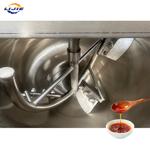 Marmite industrielle en acier inoxydable 304 de haute qualité avec contrôle PLC pour la cuisson de sauces et de confitures en usine - Product Image 3