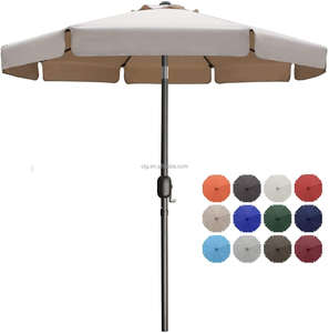 Sombrilla de <span class=keywords><strong>Patio</strong></span> para mesa de exterior, Parasol de mercado y exterior con inclinación y manivela - Product Image 1