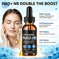 OEM Liposomales Nad + Plus 1000mg Nicotinamide Riboside Resveratrol Liposomal NAD Liquid Drops Supplement NAD Liquid