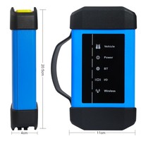 X431 HDIII boîtier adaptateur robuste Module HD3 sans adaptateur de Diagnostic de camion de tablette pour X431 V + PRO 3 pour camion 24V