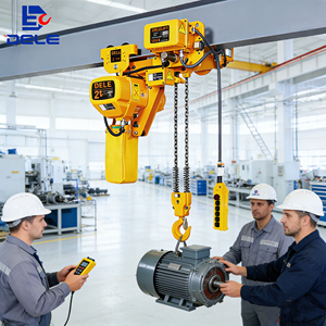 Mesin Pembuat Blok 0.5T hingga 35T, <span class=keywords><strong>Hoist</strong></span> Rantai Listrik 1 <span class=keywords><strong>Ton</strong></span> dan Harga <span class=keywords><strong>Hoist</strong></span> Rantai Listrik - Product Image 2