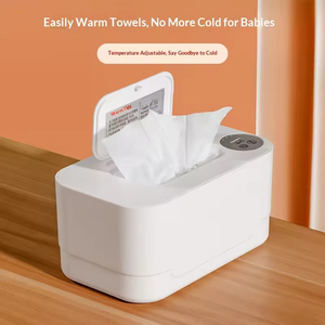 Boîte chauffante sans fil pour lingettes humides pour bébé, conteneur chauffant longue durée pour lingettes humides pour bébé avec réglage <span class=keywords><strong>de</strong></span> température ajustable - Product Image 4