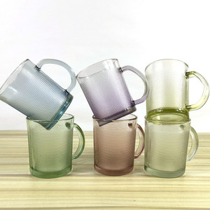 Nouveauté 2026 : <span class=keywords><strong>Verre</strong></span> à Eau Coloré Réutilisable, Tasse à Boire, Chope à Bière Avec Anse, Verres à Thé, Tasses Colorées - Product Image 3