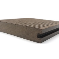 Plancher en bois-plastique WPC solide pour extérieur, cour, jardin, terrasse, aménagement paysager, anti-corrosion, imperméable, antidérapant, design moderne