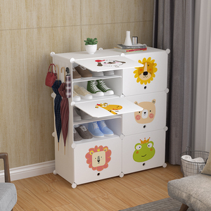 DIY Màu Hồng Nhựa Dưới Giường Lưu Trữ Giày Tủ Trắng <span class=keywords><strong>Cube</strong></span> Giày Tổ Chức - Product Image 6