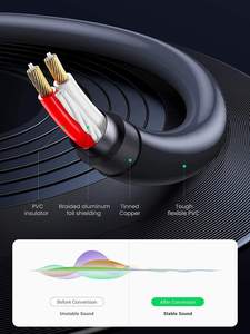 <span class=keywords><strong>Cable</strong></span> UGREEN de 3.5mm <span class=keywords><strong>Hembra</strong></span> <span class=keywords><strong>a</strong></span> 2 <span class=keywords><strong>RCA</strong></span> Macho, Adaptador de Audio <span class=keywords><strong>Auxiliar</strong></span> <span class=keywords><strong>RCA</strong></span> Estéreo Chapado en Oro, Carcasa Metálica Flexible, <span class=keywords><strong>Cable</strong></span> <span class=keywords><strong>RCA</strong></span> en Y - Product Image 4