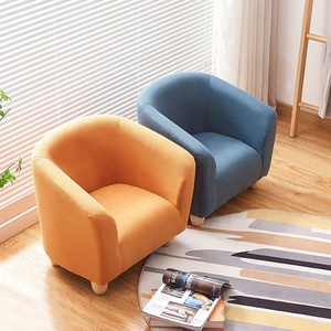 <span class=keywords><strong>Divano</strong></span> Moderno Minimalista per Bambini in Legno Massello e Tessuto <span class=keywords><strong>con</strong></span> Cuscini Morbidi per Camera da Letto e Hotel, Set <span class=keywords><strong>Divano</strong></span> per Soggiorno e Bambini - Product Image 4
