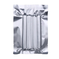 Kantong Aluminium Foil Dengan Ritsleting, Ukuran & Cetak Kustom Kantong Penghalang Kelembapan ESD Aluminium Foil