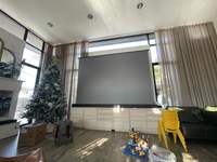 En stock dans l'UE, écran de projection Wupro LeApex 120 pouces en PVC souple noir cristal, 16:9, home cinéma, écran motorisé électrique sur pied