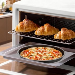 Ensemble de moules <span class=keywords><strong>à</strong></span> <span class=keywords><strong>pizza</strong></span> en acier au carbone épaissi antiadhésif CT09, plaque de cuisson ronde et <span class=keywords><strong>moule</strong></span> <span class=keywords><strong>à</strong></span> gâteau pour four, outils de pâtisserie professionnels - Product Image 6
