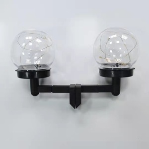 Lampe solaire Hejia à changement de couleur pour jardin, pelouse, décoration extérieure, 7 couleurs, globe transparent, lampe à insérer dans le sol - Product Image 3