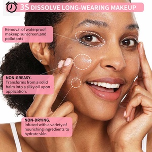 Marque privée Doux Nourrissant Nettoyage en profondeur du visage Baume nettoyant amovible avec cuillère Baume démaquillant pour le visage - Product Image 4