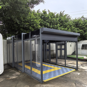 Auvent de <span class=keywords><strong>garage</strong></span> rétractable automatique, abri pliable pour voiture avec commande manuelle/électrique, construction robuste en acier - Product Image 2