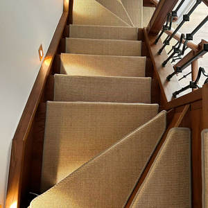 Alfombra de Lujo para Interiores, de Sisal, Suave, de Gran Venta, Lavable a Máquina, con Diseño de Mechones, para Escaleras - Product Image 5