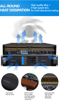 Amplificateur de puissance métallique FP10000Q 4 canaux 10000W classe TD 4 ohms |   Audio professionnel DJ/scène/son live |   Transformateur en cuivre |   OEM