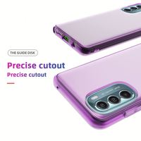 2 1 PC TPU Cell Phone Case Double Protection Anti-Fingerprint Scratch-Resistant pour Motorola Moto G Stylus 5G Easy Use Mobile