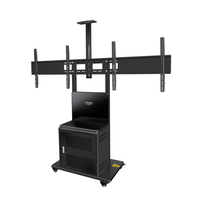 Abletop et Desktop Tv Stands Mount Support latéral de moniteur de téléphone réglable pour ordinateur portable et chariot de moniteur