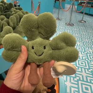 Jelly <span class=keywords><strong>Ca</strong></span> édition limitée 25th St Patrick's Day Lucky Clover Couette en peluche de 10cm avec techniques lavées en coton PP - Product Image 3