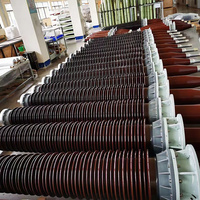Bouchon de transformateur haute tension OIP RIP, bouchon de condensateur pour postes de transformation et centrales électriques, longueur de fuite personnalisée, bride 50 60Hz