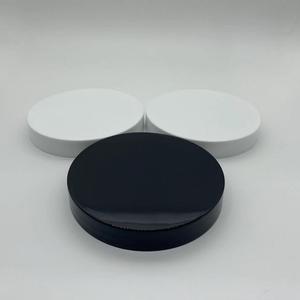 Tapa de rosca de plástico lisa dorada/plateada de 89 mm (89-400) con función antivuelco y revestimiento universal más grueso para tarros - Product Image 6