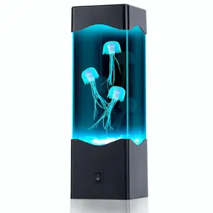 Vofull High quality Christmas gifts warm blue tones Cute jellyfish nightlight