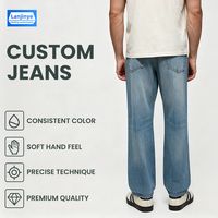 Fabricant de denim sur mesure, denim de qualité supérieure 100% coton, coupe bootcut vintage, pantalon en denim décontracté, jean droit pour homme