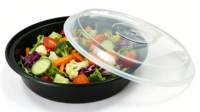 Contenants alimentaires jetables en plastique pour micro-ondes, sans BPA, boîte à lunch jetable